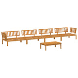 Set di divani con cuscino 5 pcs Talpa Legno di Acacia Massello