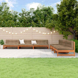 Set Lounge da Giardino 6 pcs Marrone Cera