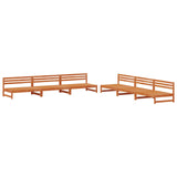 Set Lounge da Giardino 6 pcs Marrone Cera