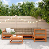 Set Lounge da Giardino 6 pcs Marrone Cerato
