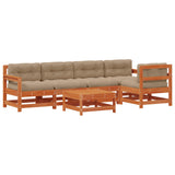 Set Lounge da Giardino 6 pcs Marrone Cerato
