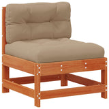 Set Lounge da Giardino 5 pcs Pino Marrone Cerato