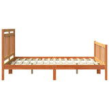 Struttura del letto Marrone cerato 205,5 x 155,5 x 100 cm