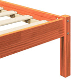 Struttura del letto Marrone cerato 205,5 x 155,5 x 100 cm