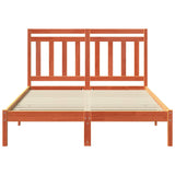 Struttura del letto Marrone cerato 205,5 x 155,5 x 100 cm