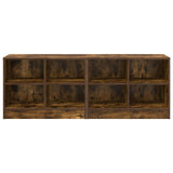 Armadietto per letto 2 pcs Rovere Fumo 66 x 33 x 48 cm