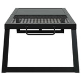 Griglia da Campeggio Pieghevole Nero 31,5 x 26,5 x 4 cm