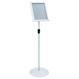 Supporto Poster a Piedistallo Argento 33 x 33 x 123 cm