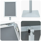 Supporto Poster a Piedistallo Argento 32 x 27 x 119 cm Ghisa