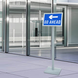 Supporto Poster a Piedistallo Argento 32 x 27 x 119 cm Ghisa