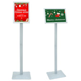 Supporto Poster a Piedistallo Argento 32 x 27 x 119 cm Ghisa