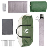 Tenda Familiare con tetto Verde 320 x 210 x 180 cm Poliestere