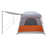 Tenda Familiare con tetto Grigio e arancione 320 x 210 x 180 cm
