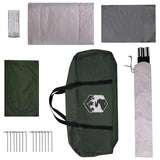 Tenda Familiare Verde militare 320 x 210 x 180 cm Poliestere