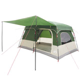 Tenda Familiare con tetto Verde 380 x 260 x 190 cm Poliestere