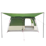 Tenda Familiare con tetto Verde 380 x 260 x 190 cm Poliestere
