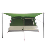 Tenda Familiare con tetto Verde 380 x 260 x 190 cm Poliestere