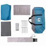 Tenda Familiare con tetto Blu 380 x 260 x 190 cm Poliestere