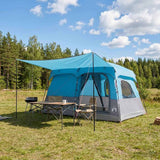 Tenda Familiare con tetto Blu 380 x 260 x 190 cm Poliestere