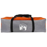 Tenda Familiare con tetto Grigio e arancione 380 x 260 x 190 cm