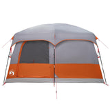 Tenda Familiare con tetto Grigio e arancione 380 x 260 x 190 cm