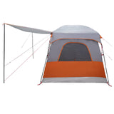 Tenda Familiare con tetto Grigio e arancione 380 x 260 x 190 cm