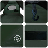 Tenda Familiare Verde militare 380 x 260 x 190 cm Poliestere