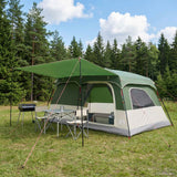 Tenda Familiare Verde 420 x 305 x 200 cm Poliestere e Acciaio