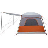 Tenda Familiare con tetto Grigio e arancione 420 x 305 x 200 cm