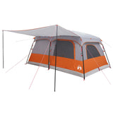 Tenda Familiare con tetto Grigio e arancione 500 x 400 x 230 cm