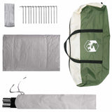 Tenda Capanna con tetto Verde 210 x 210 x 138 cm Poliestere