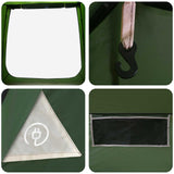 Tenda Capanna con tetto Verde 210 x 210 x 138 cm Poliestere