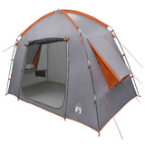 Tenda Capanna Grigio e arancione 210 x 210 x 138 cm Poliestere