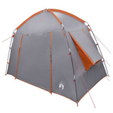 Tenda Capanna Grigio e arancione 210 x 210 x 138 cm Poliestere