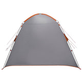 Tenda Capanna Grigio e arancione 210 x 210 x 138 cm Poliestere