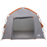 Tenda Capanna Grigio e arancione 210 x 210 x 138 cm Poliestere