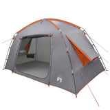Tenda Capanna Grigio e arancione 300 x 210 x 156 cm Poliestere