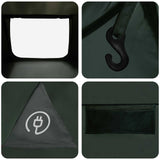 Tenda Capanna Verde militare 300 x 210 x 156 cm Poliestere