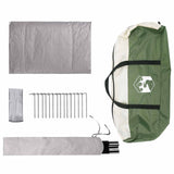 Tenda Capanna con tetto Verde 400 x 210 x 180 cm Poliestere