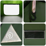 Tenda Capanna con tetto Verde 400 x 210 x 180 cm Poliestere