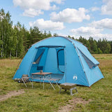 Tenda Capanna con tetto Blu 400 x 210 x 180 cm Poliestere