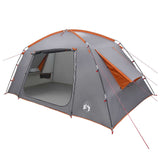 Tenda Capanna Grigio e arancione 400 x 210 x 180 cm Poliestere
