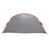 Tenda Capanna Grigio e arancione 400 x 210 x 180 cm Poliestere