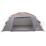 Tenda Capanna Grigio e arancione 400 x 210 x 180 cm Poliestere