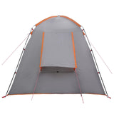 Tenda Capanna Grigio e arancione 400 x 210 x 180 cm Poliestere