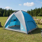 Tenda da campeggio con telo antipioggia impermeabile Cupola Blu