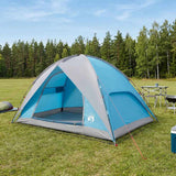 Tenda da campeggio con telo antipioggia impermeabile Cupola Blu