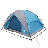 Tenda da campeggio con telo antipioggia impermeabile Cupola Blu