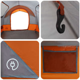 Tenda da tailgate con tendone impermeabile Grigio e arancione