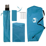 Tenda da auto Blu 308 x 215 x 220 cm Poliestere e Acciaio